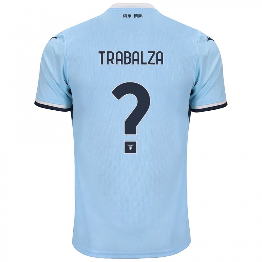 Børn Alessandro Trabalza #0 Blå Hjemmebane Spillertrøjer 2024/25 Trøje T-Shirt