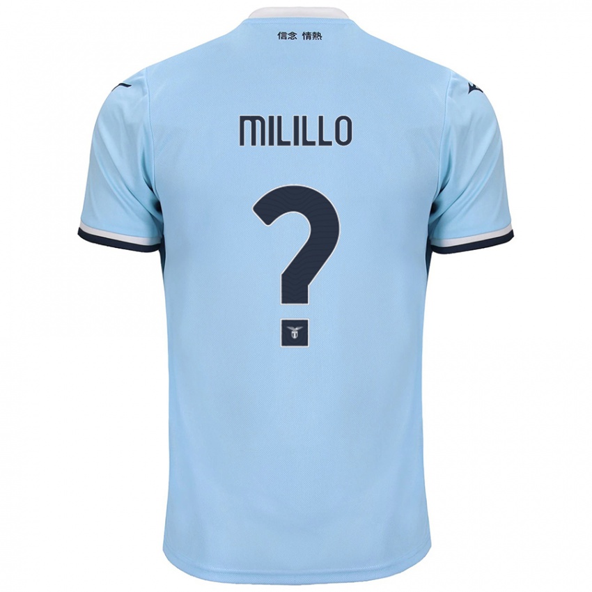 Børn Flavio Milillo #0 Blå Hjemmebane Spillertrøjer 2024/25 Trøje T-Shirt