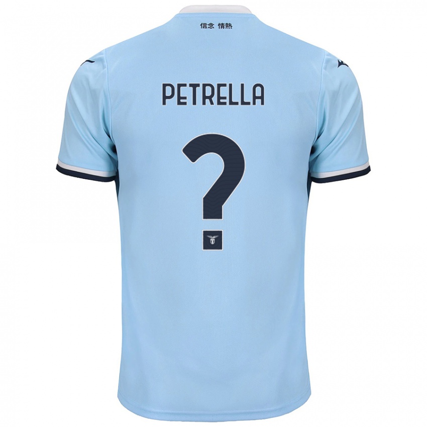 Børn Anthony Petrella #0 Blå Hjemmebane Spillertrøjer 2024/25 Trøje T-Shirt