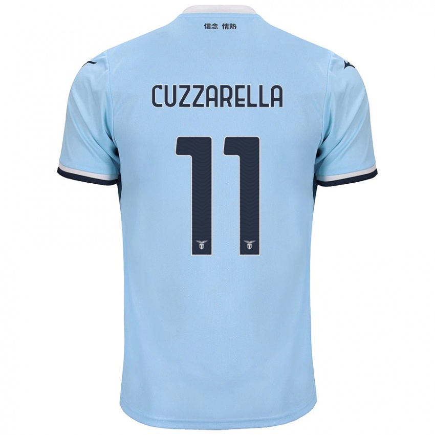 Børn Cristian Cuzzarella #11 Blå Hjemmebane Spillertrøjer 2024/25 Trøje T-Shirt