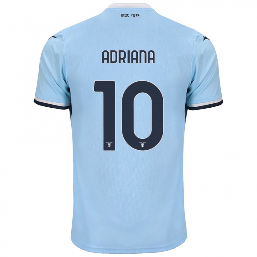 Børn Adriana Martín Santamaría #10 Blå Hjemmebane Spillertrøjer 2024/25 Trøje T-Shirt