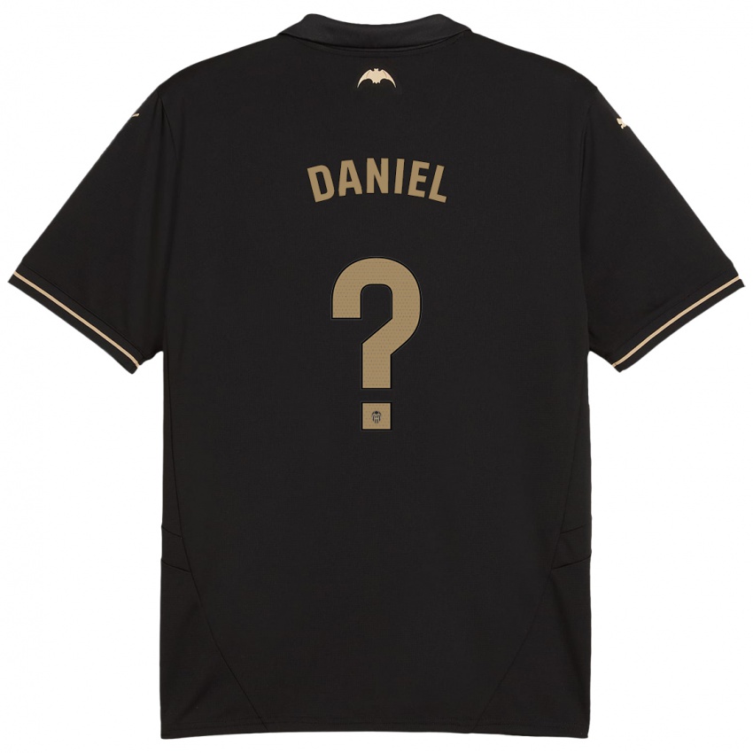 Børn Daniel Jiménez #0 Sort Udebane Spillertrøjer 2024/25 Trøje T-Shirt