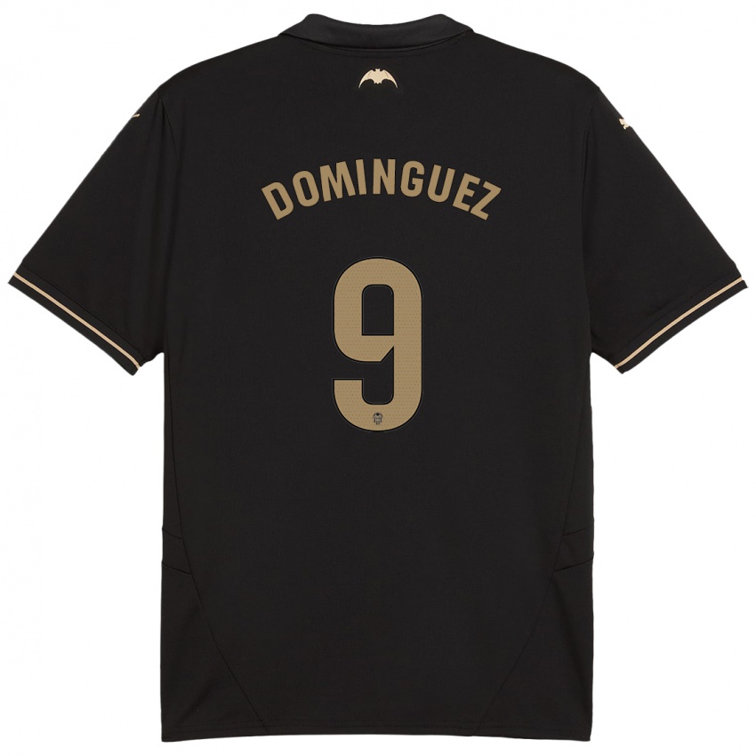 Børn Mario Dominguez #9 Sort Udebane Spillertrøjer 2024/25 Trøje T-Shirt