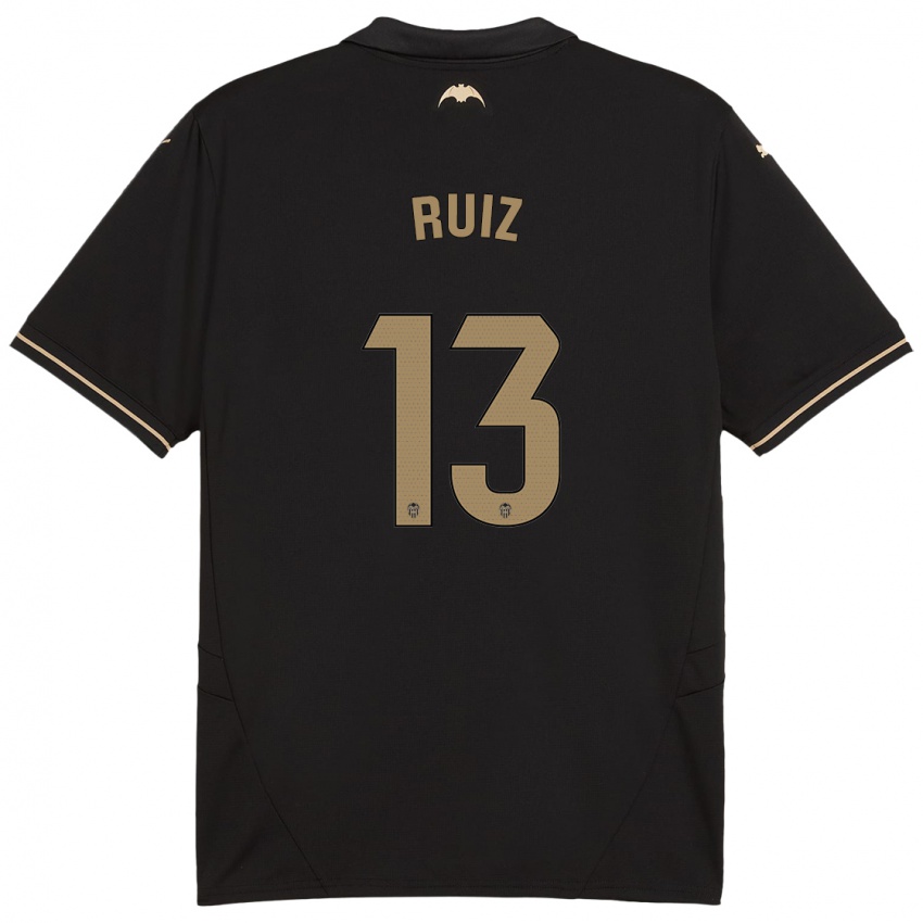 Børn Nil Ruiz #13 Sort Udebane Spillertrøjer 2024/25 Trøje T-Shirt