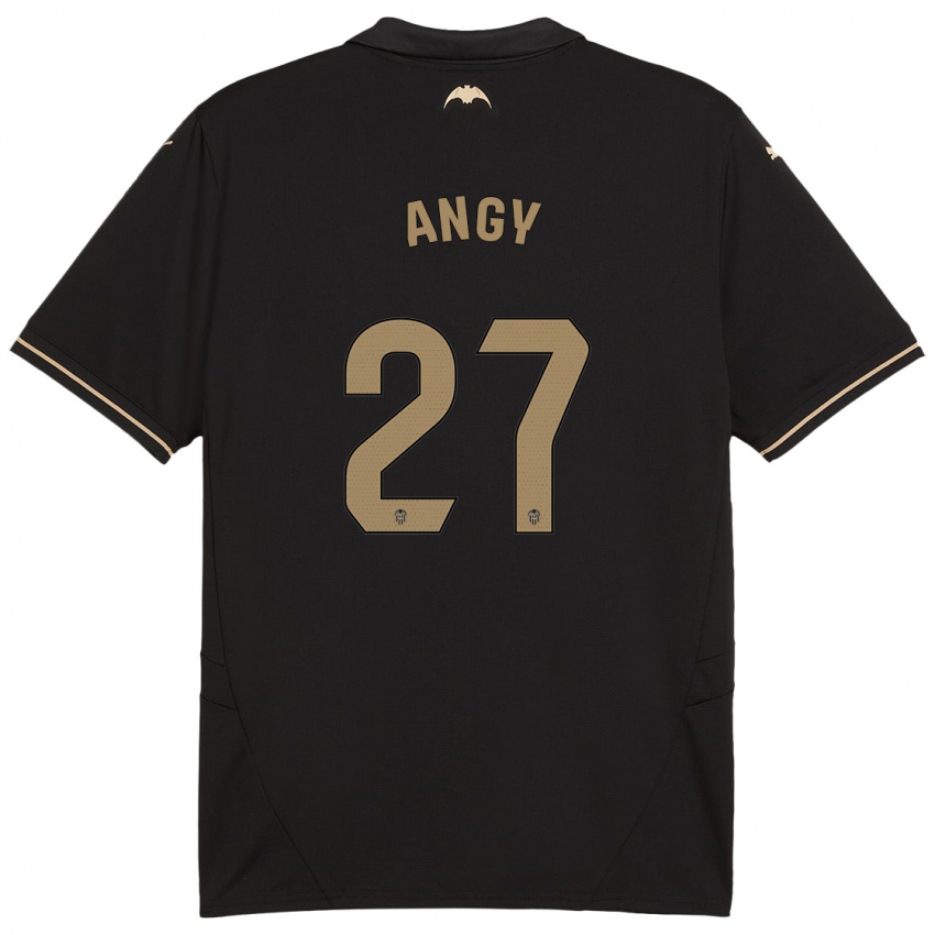 Børn Angy #27 Sort Udebane Spillertrøjer 2024/25 Trøje T-Shirt