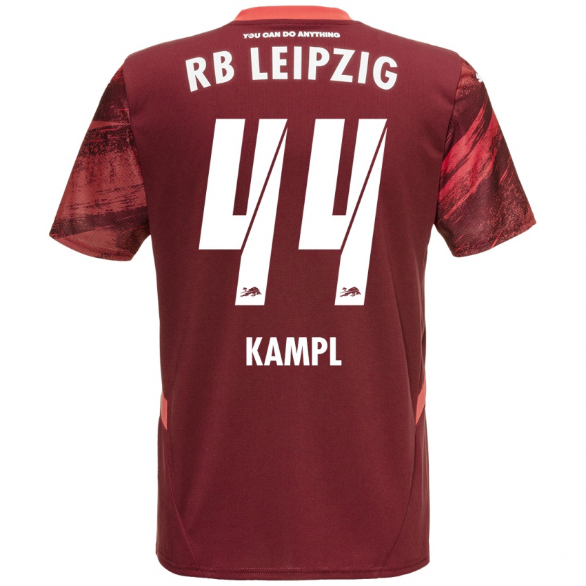 Børn Kevin Kampl #44 Bourgogne Udebane Spillertrøjer 2024/25 Trøje T-Shirt