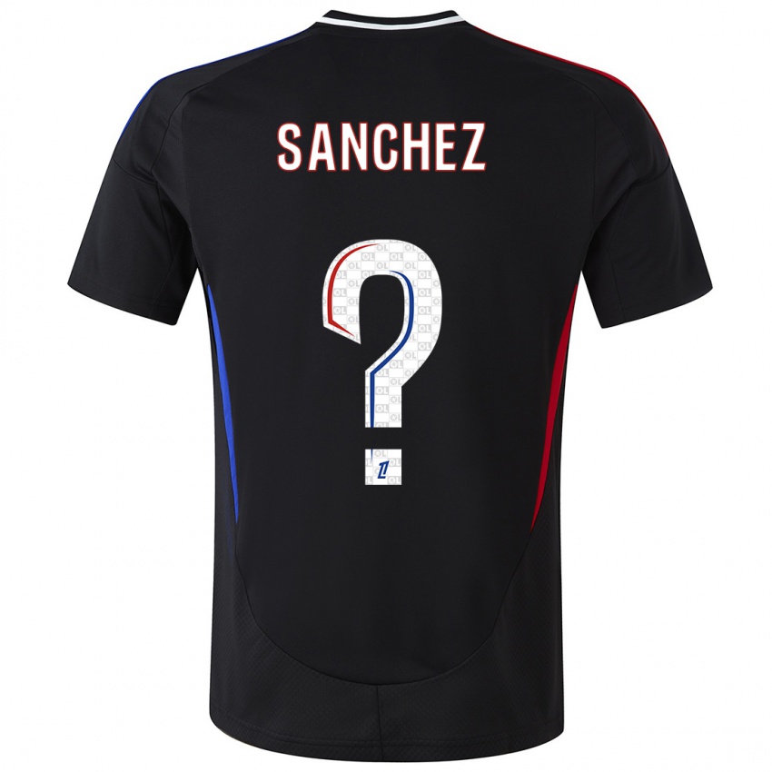 Børn Florent Sanchez #0 Sort Udebane Spillertrøjer 2024/25 Trøje T-Shirt