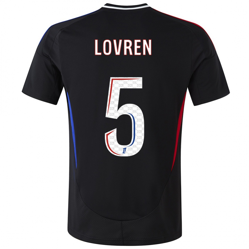 Børn Dejan Lovren #5 Sort Udebane Spillertrøjer 2024/25 Trøje T-Shirt