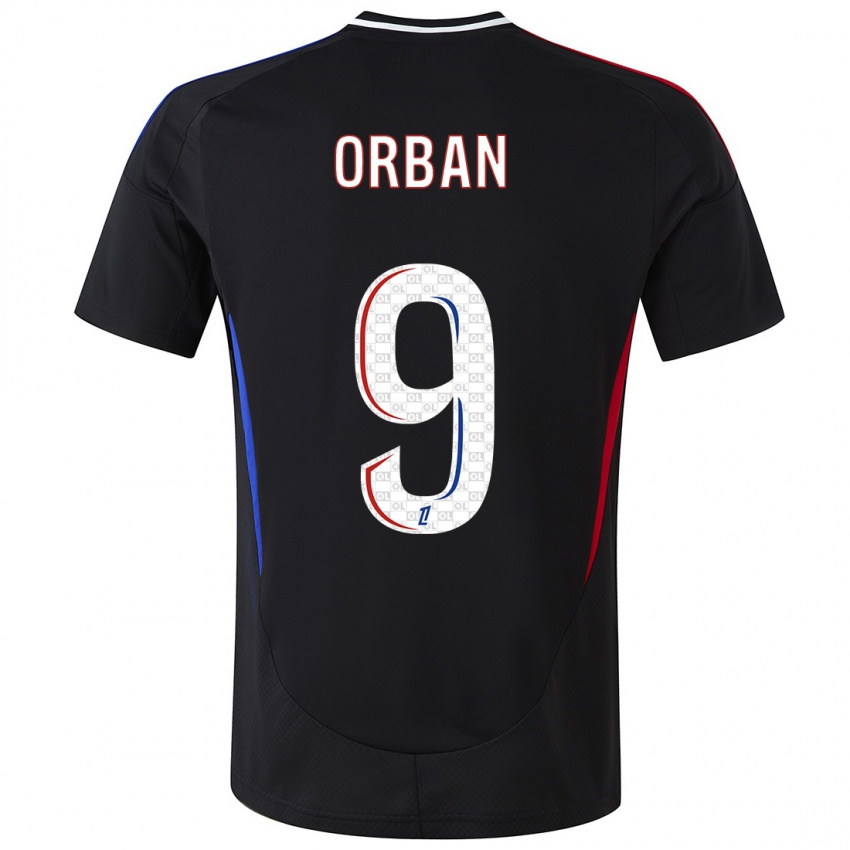 Børn Gift Orban #9 Sort Udebane Spillertrøjer 2024/25 Trøje T-Shirt