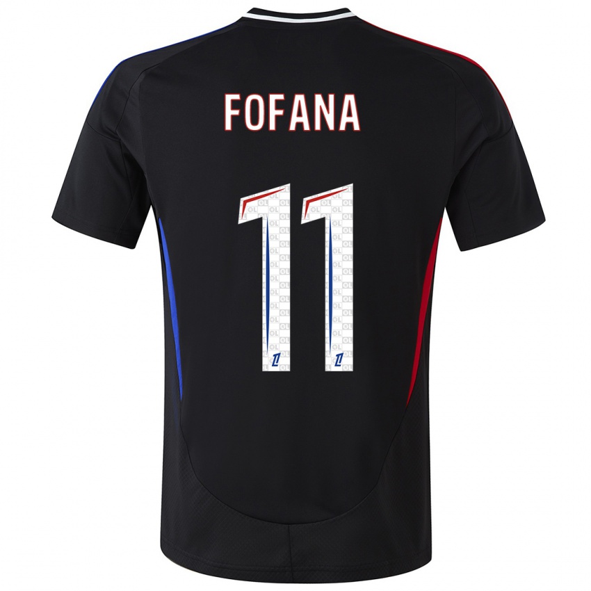 Børn Malick Fofana #11 Sort Udebane Spillertrøjer 2024/25 Trøje T-Shirt