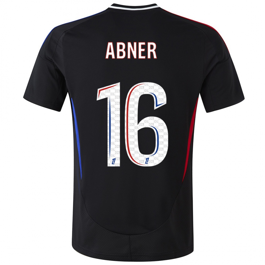 Børn Abner #16 Sort Udebane Spillertrøjer 2024/25 Trøje T-Shirt