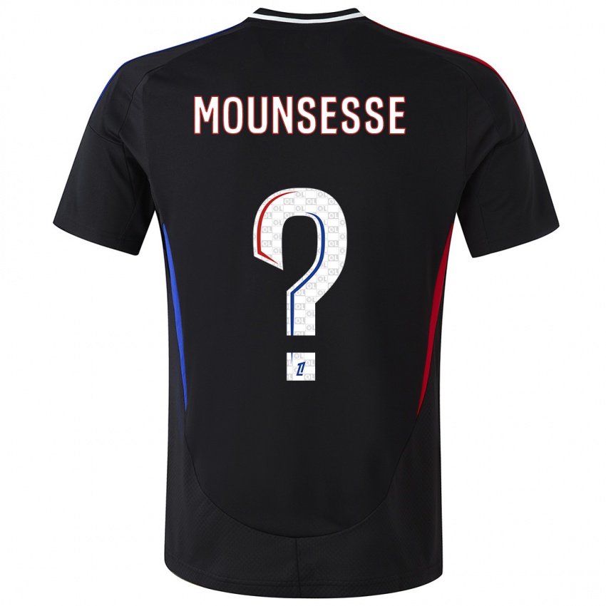 Børn Jeremy Mounsesse #0 Sort Udebane Spillertrøjer 2024/25 Trøje T-Shirt