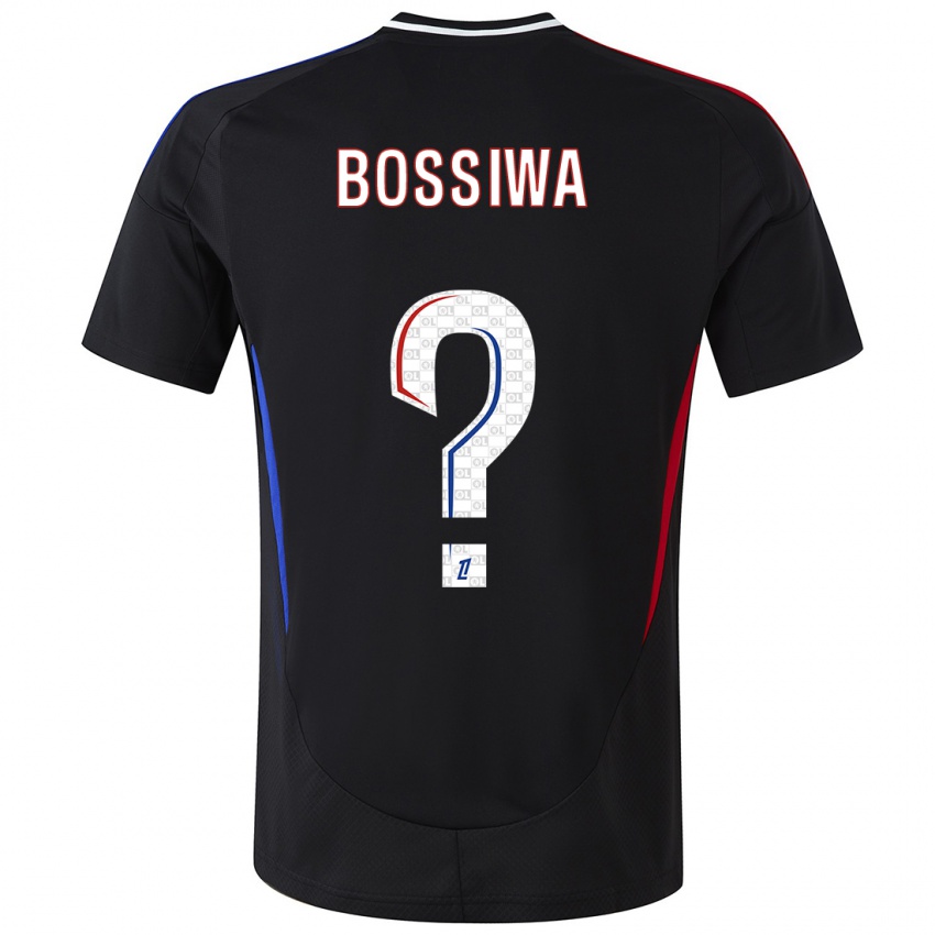 Børn Samuel Bossiwa #0 Sort Udebane Spillertrøjer 2024/25 Trøje T-Shirt