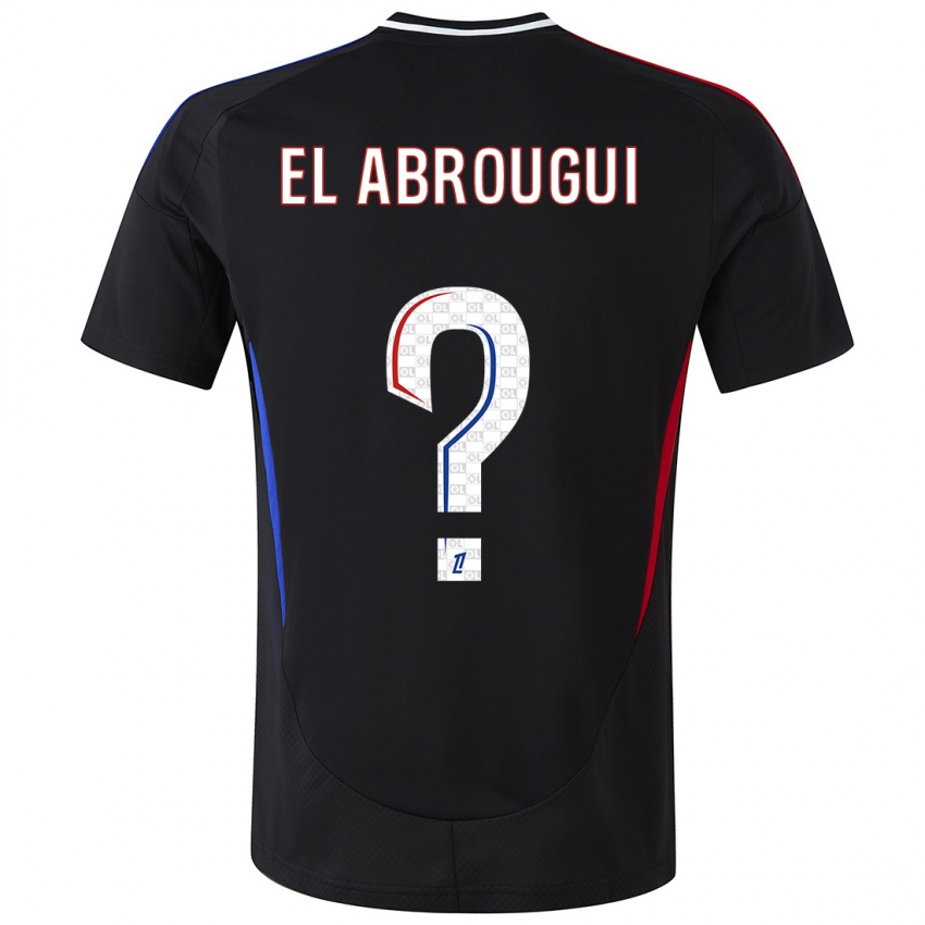 Børn Wassim El Abrougui #0 Sort Udebane Spillertrøjer 2024/25 Trøje T-Shirt