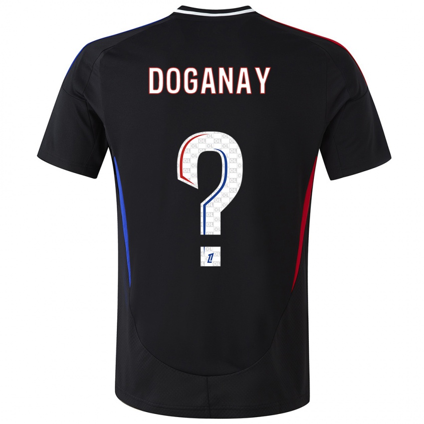 Børn Kenan Doganay #0 Sort Udebane Spillertrøjer 2024/25 Trøje T-Shirt