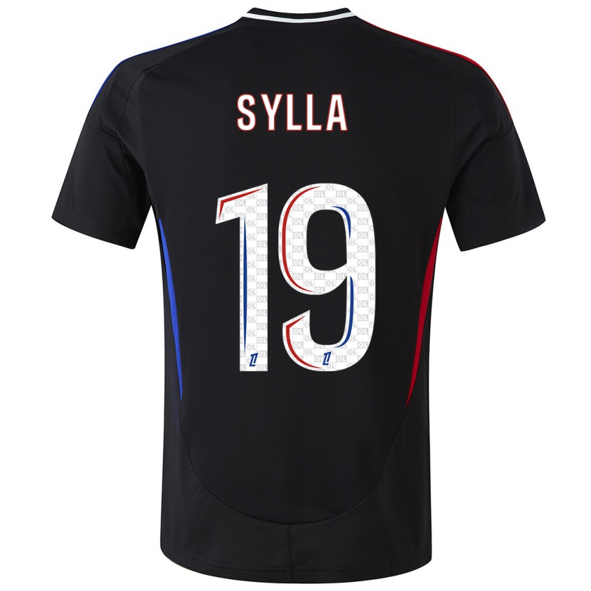 Børn Kysha Sylla #19 Sort Udebane Spillertrøjer 2024/25 Trøje T-Shirt