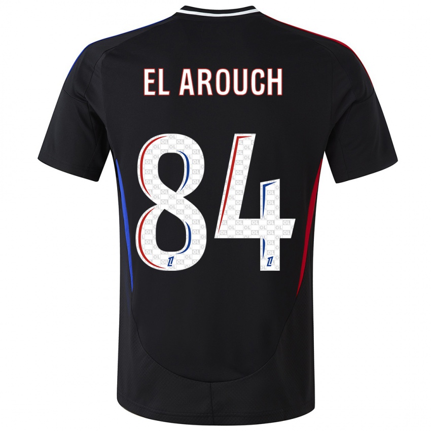 Børn Mohamed El Arouch #84 Sort Udebane Spillertrøjer 2024/25 Trøje T-Shirt