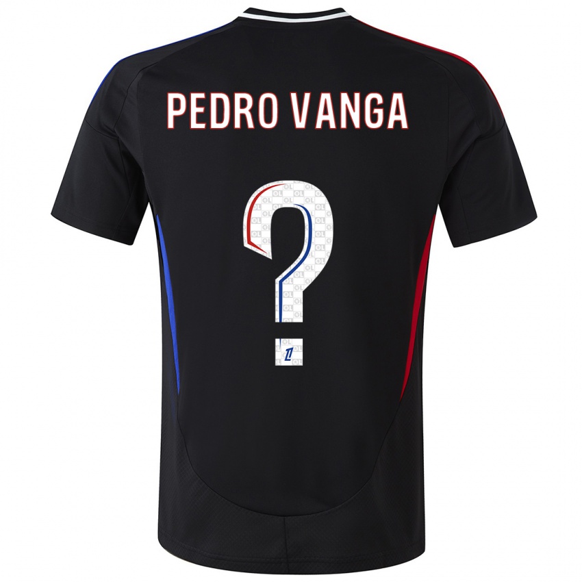 Børn Emerson Pedro Vanga #0 Sort Udebane Spillertrøjer 2024/25 Trøje T-Shirt