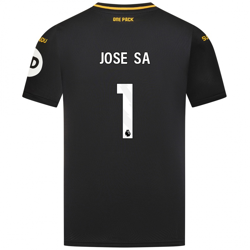 Børn Jose Sa #1 Sort Udebane Spillertrøjer 2024/25 Trøje T-Shirt