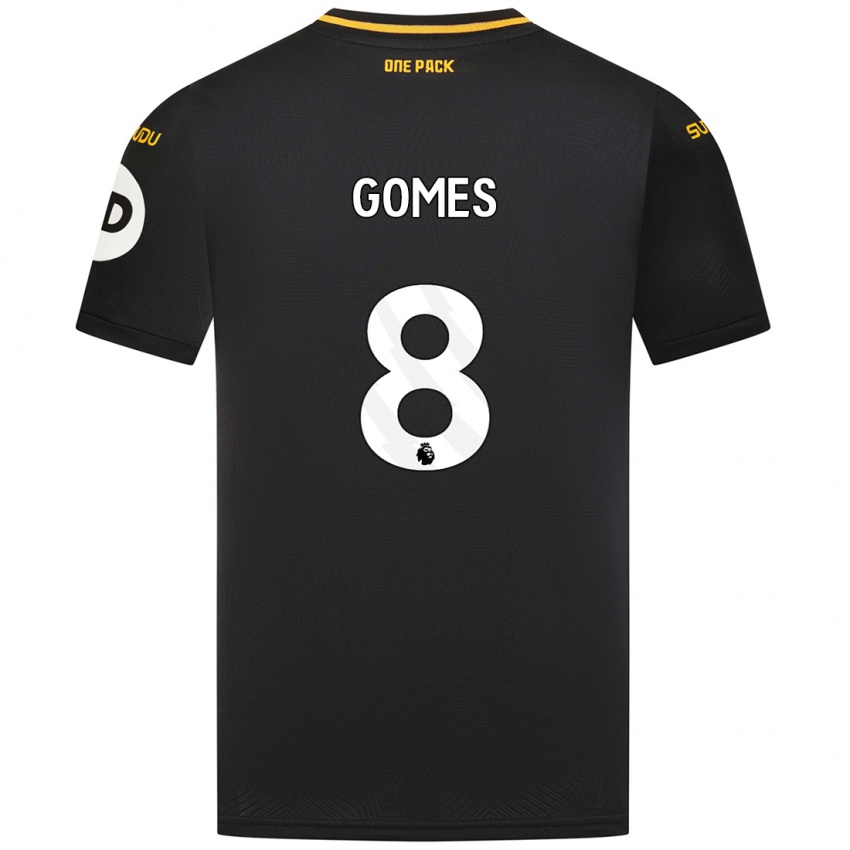 Børn Joao Gomes #8 Sort Udebane Spillertrøjer 2024/25 Trøje T-Shirt