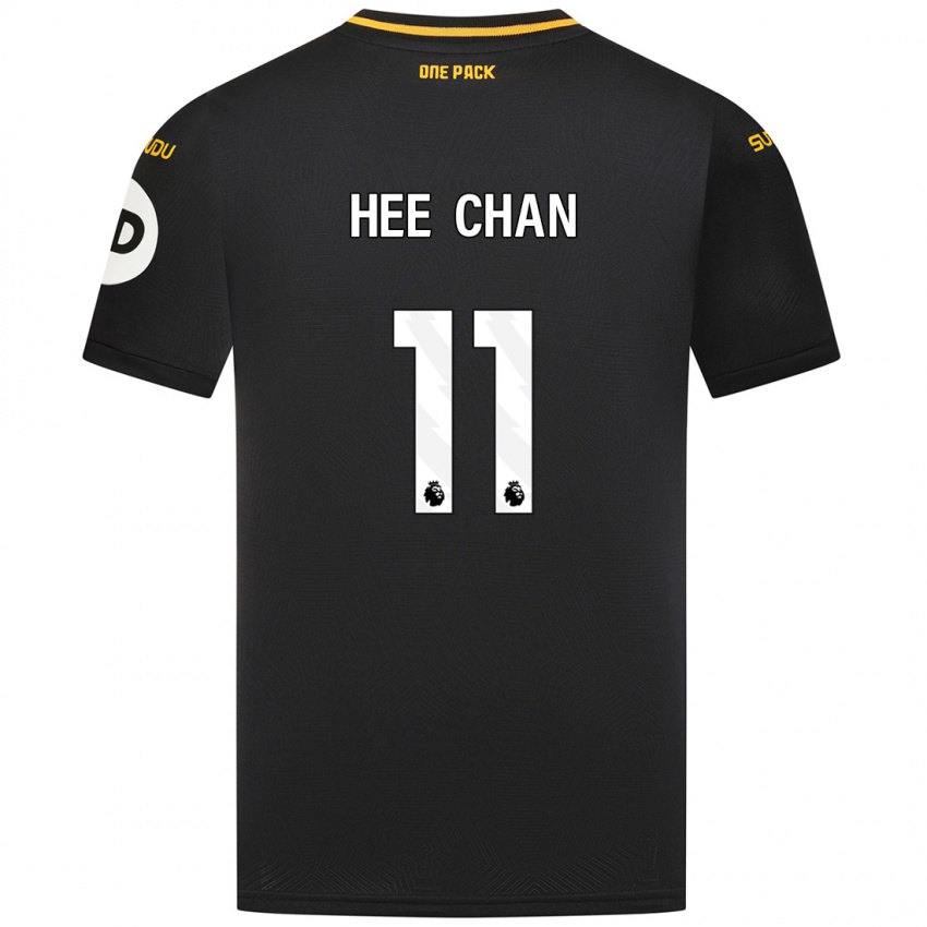 Børn Hee-Chan Hwang #11 Sort Udebane Spillertrøjer 2024/25 Trøje T-Shirt