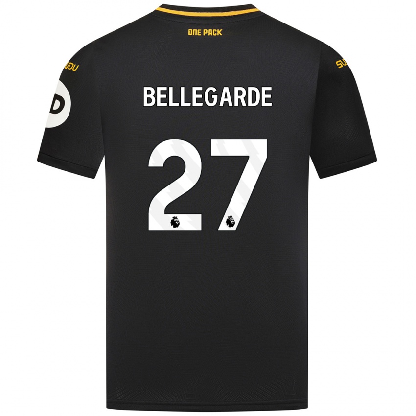 Børn Jean-Ricner Bellegarde #27 Sort Udebane Spillertrøjer 2024/25 Trøje T-Shirt