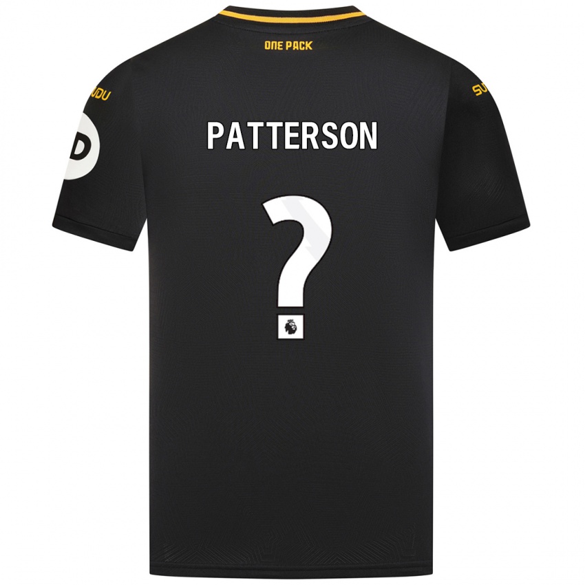 Børn Lennon Patterson #0 Sort Udebane Spillertrøjer 2024/25 Trøje T-Shirt