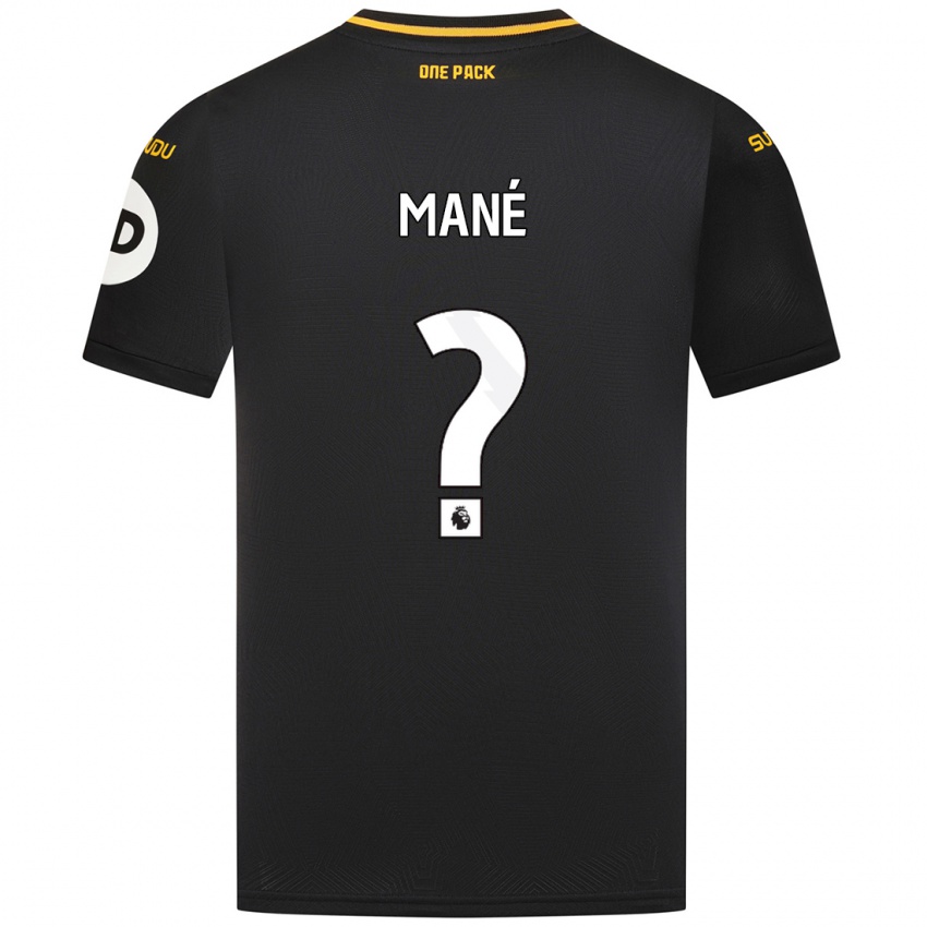 Børn Mateus Mané #0 Sort Udebane Spillertrøjer 2024/25 Trøje T-Shirt