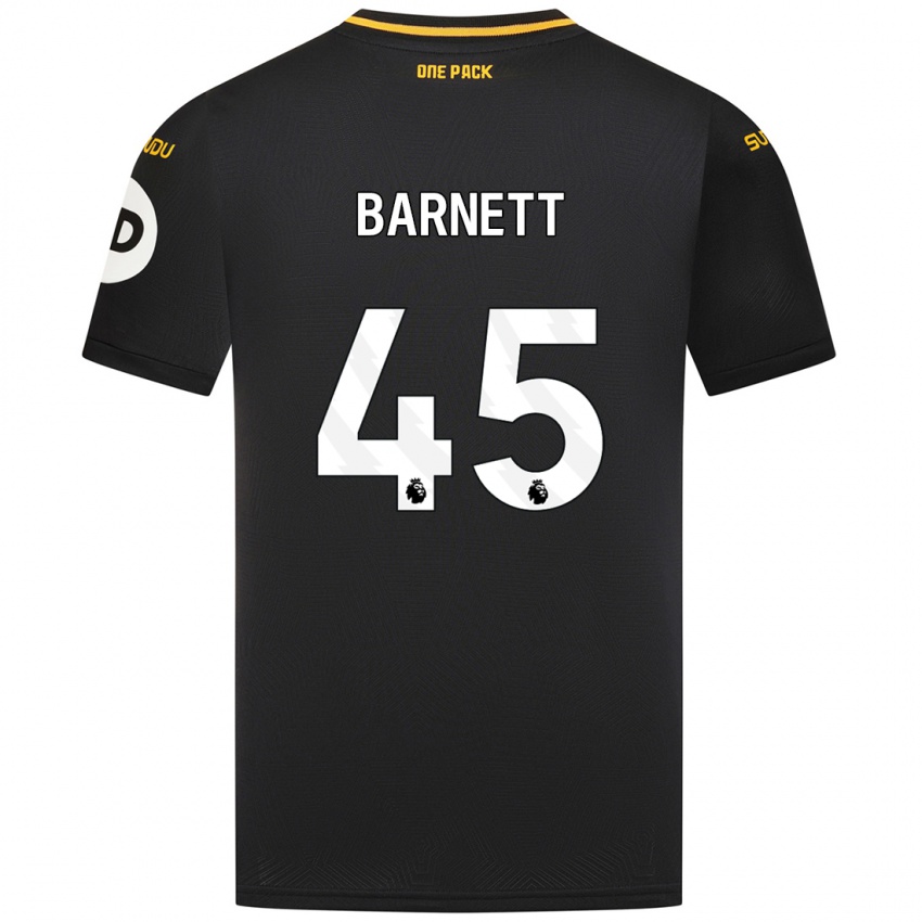 Børn Ty Barnett #45 Sort Udebane Spillertrøjer 2024/25 Trøje T-Shirt