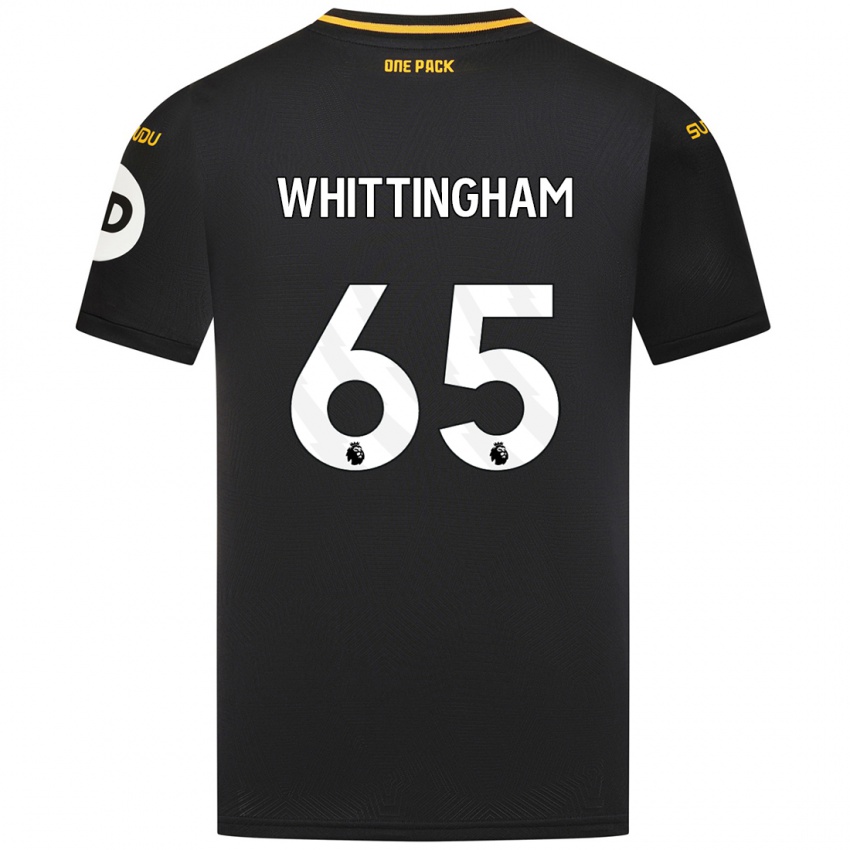 Børn Matthew Whittingham #65 Sort Udebane Spillertrøjer 2024/25 Trøje T-Shirt