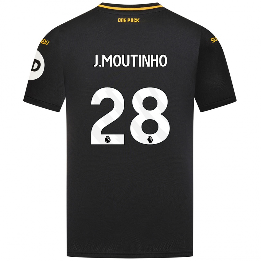 Børn Joao Moutinho #28 Sort Udebane Spillertrøjer 2024/25 Trøje T-Shirt