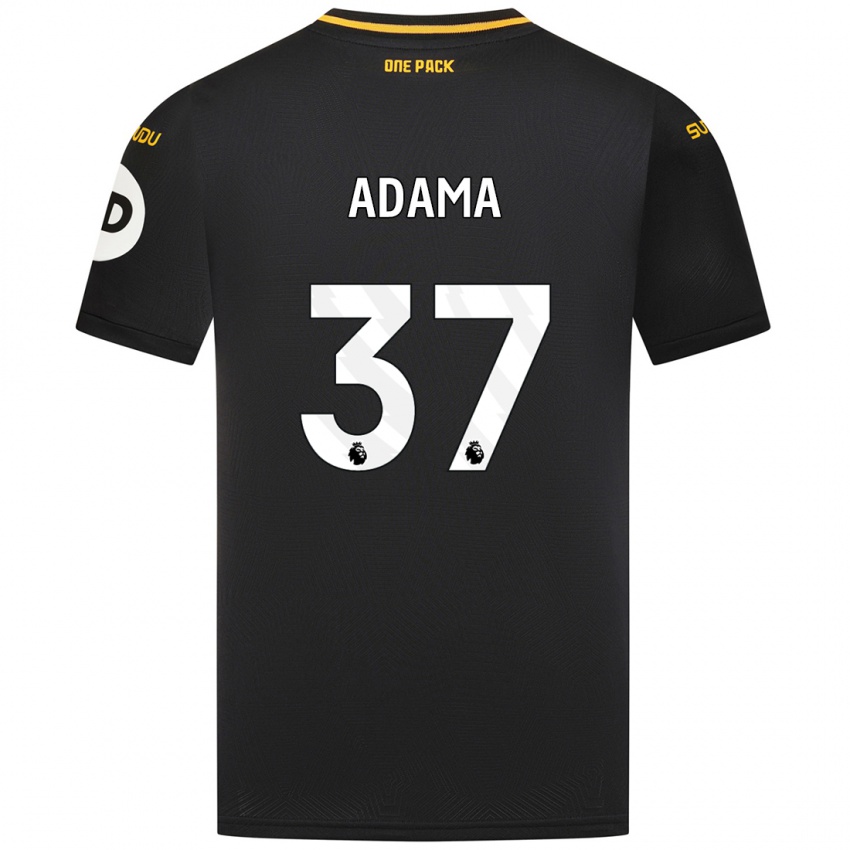 Børn Adama Traore #37 Sort Udebane Spillertrøjer 2024/25 Trøje T-Shirt