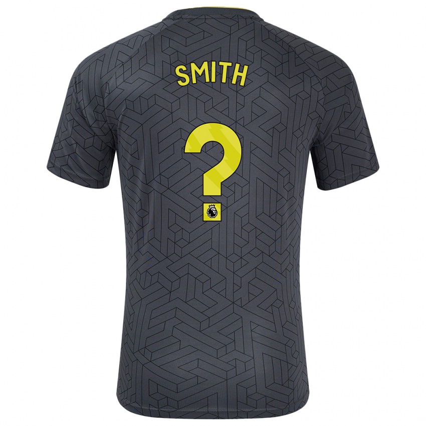 Børn Odin Samuels-Smith #0 Sort Gul Udebane Spillertrøjer 2024/25 Trøje T-Shirt