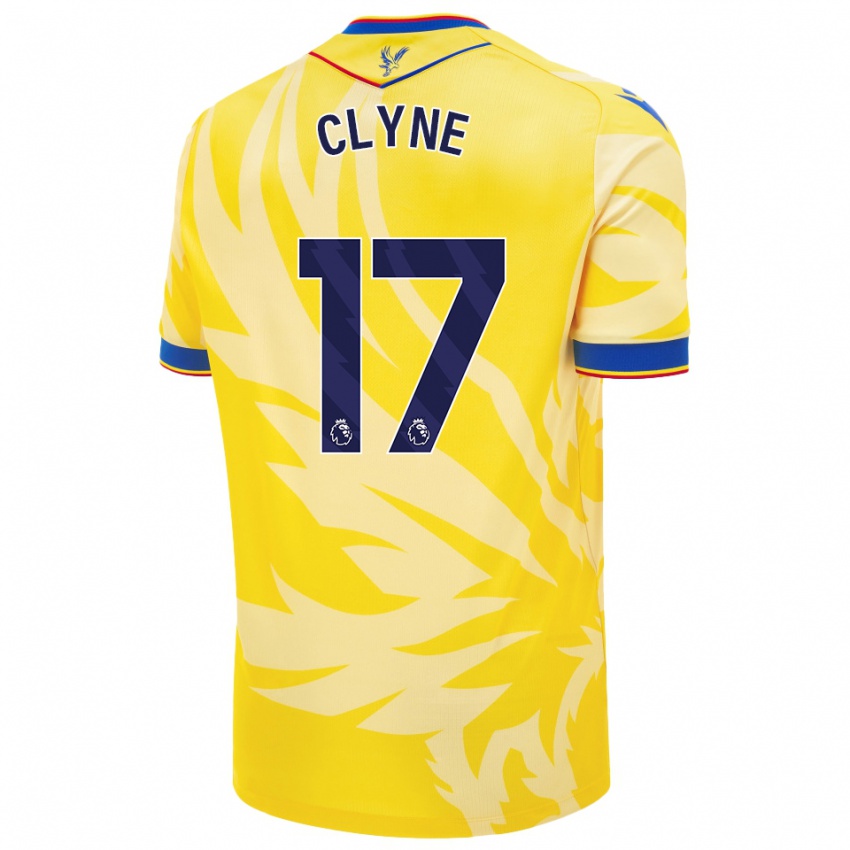 Børn Nathaniel Clyne #17 Gul Udebane Spillertrøjer 2024/25 Trøje T-Shirt