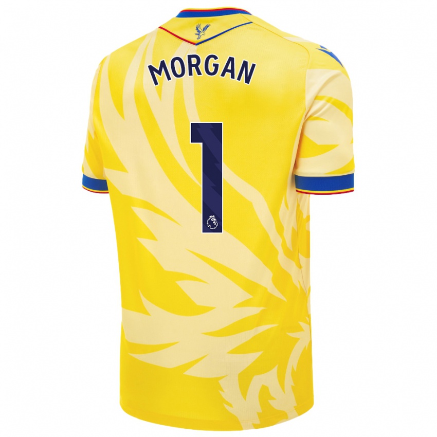 Børn Chloe Morgan #1 Gul Udebane Spillertrøjer 2024/25 Trøje T-Shirt