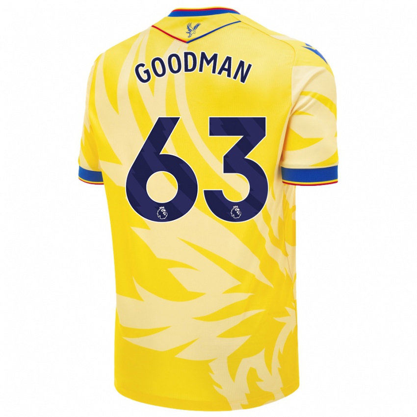 Børn Owen Goodman #63 Gul Udebane Spillertrøjer 2024/25 Trøje T-Shirt