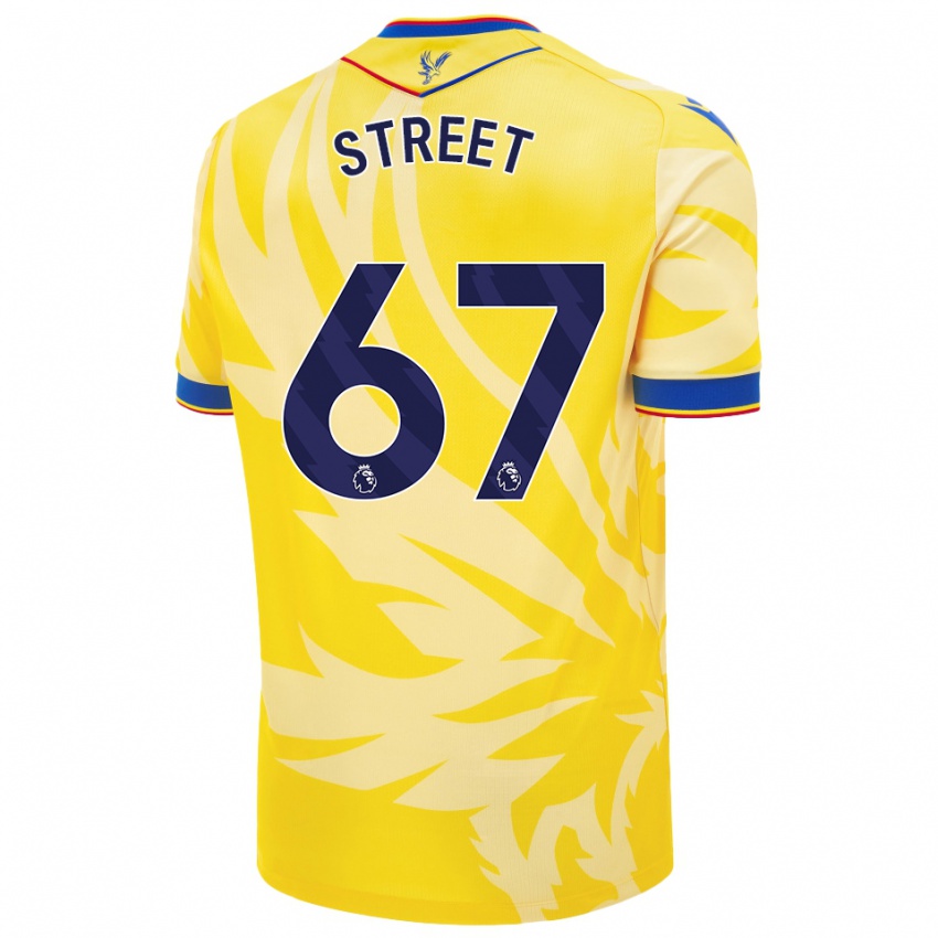 Børn Rob Street #67 Gul Udebane Spillertrøjer 2024/25 Trøje T-Shirt