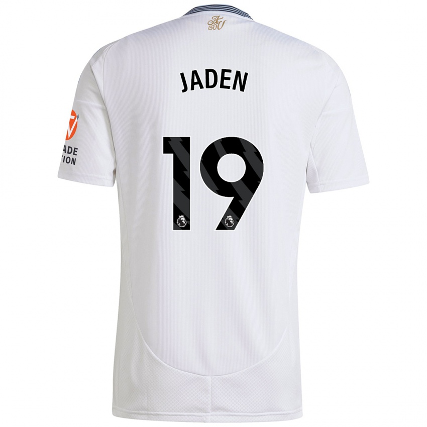 Børn Jaden Philogene #19 Hvid Udebane Spillertrøjer 2024/25 Trøje T-Shirt