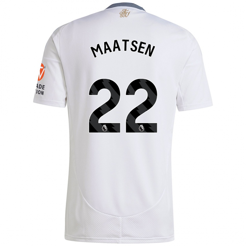 Børn Ian Maatsen #22 Hvid Udebane Spillertrøjer 2024/25 Trøje T-Shirt