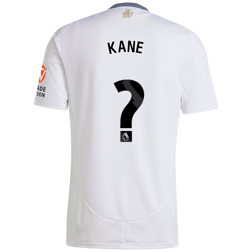 Børn Kane Taylor #0 Hvid Udebane Spillertrøjer 2024/25 Trøje T-Shirt