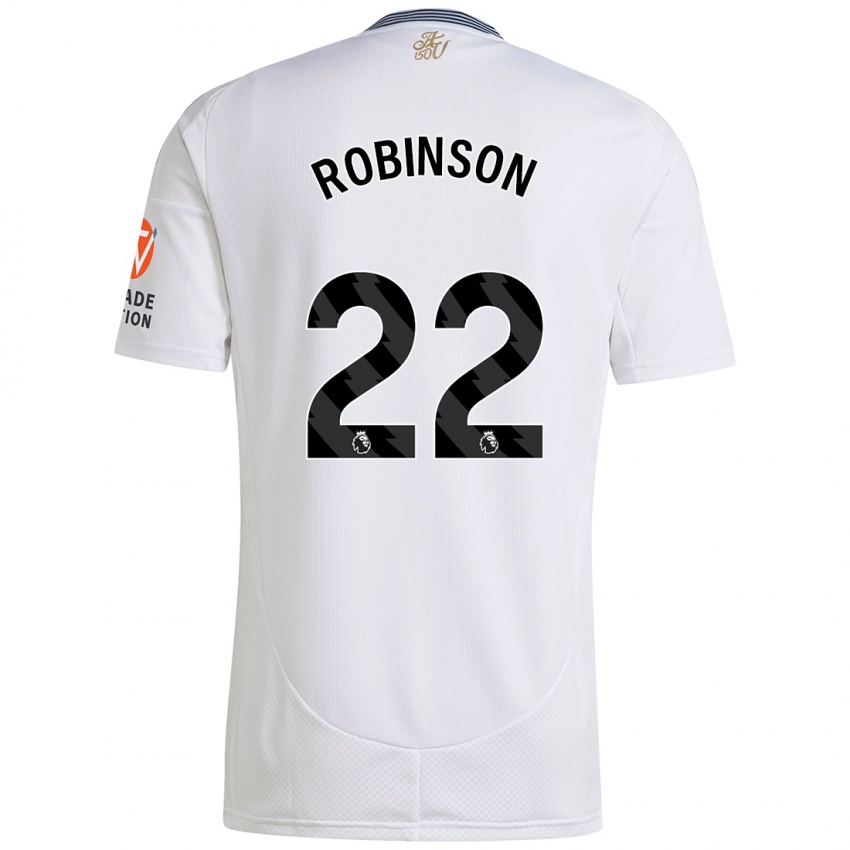 Børn Katie Robinson #22 Hvid Udebane Spillertrøjer 2024/25 Trøje T-Shirt