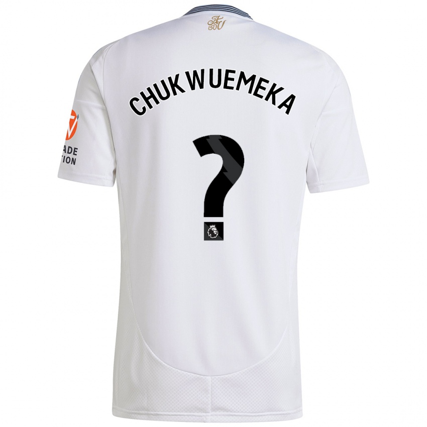 Børn Caleb Chukwuemeka #0 Hvid Udebane Spillertrøjer 2024/25 Trøje T-Shirt