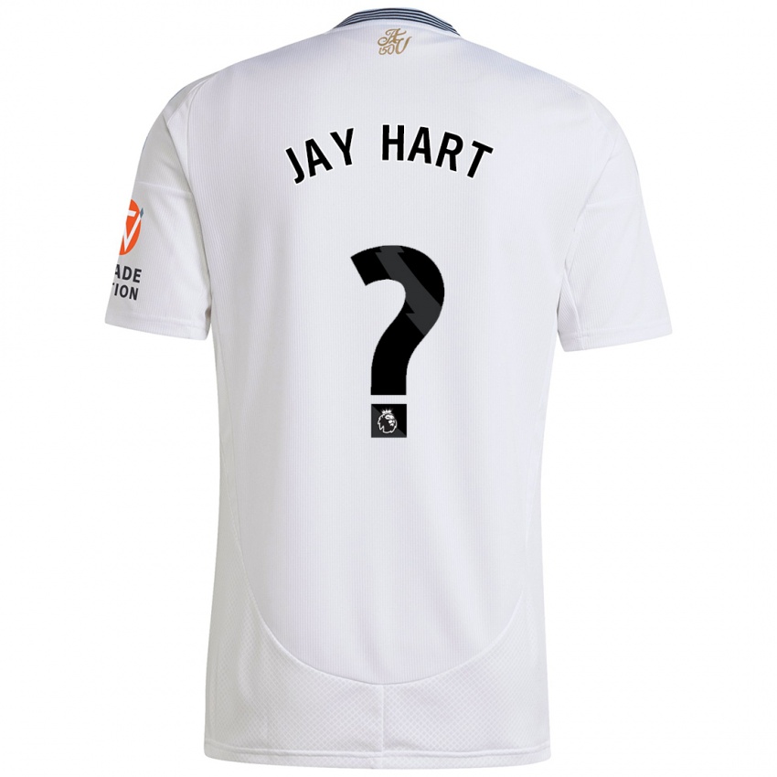 Børn Taylor Jay Hart #0 Hvid Udebane Spillertrøjer 2024/25 Trøje T-Shirt