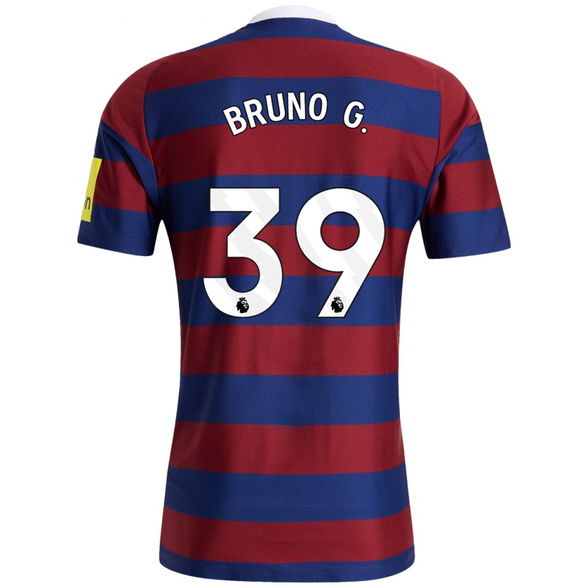 Børn Bruno Guimaraes #39 Bordeaux Marineblå Udebane Spillertrøjer 2024/25 Trøje T-Shirt