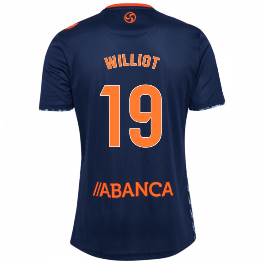 Børn Williot Swedberg #19 Marineblå Udebane Spillertrøjer 2024/25 Trøje T-Shirt