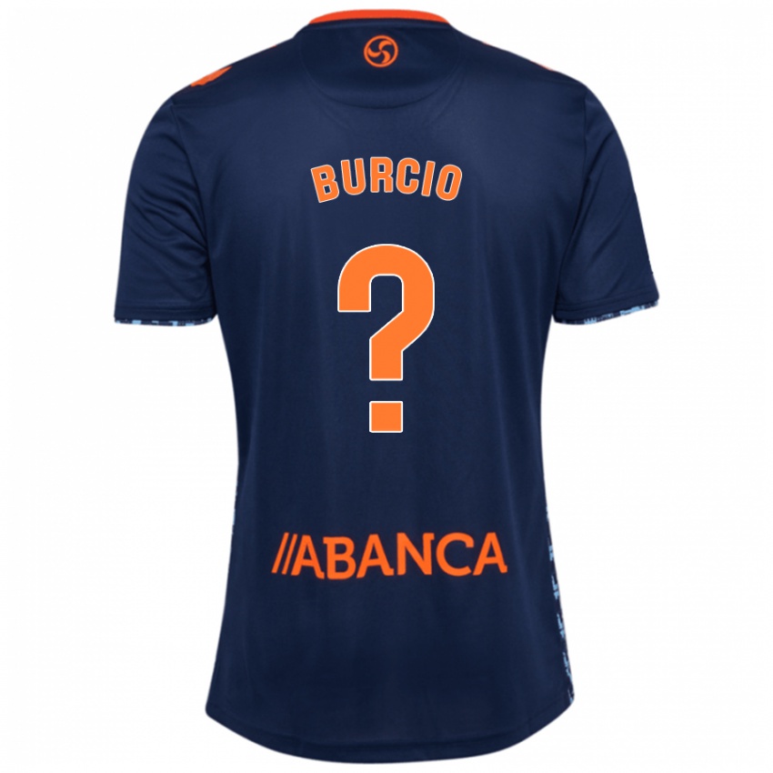 Børn Hugo Burcio #0 Marineblå Udebane Spillertrøjer 2024/25 Trøje T-Shirt