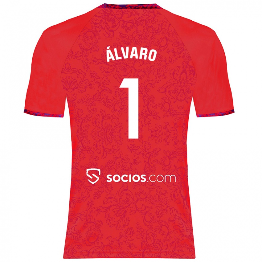 Børn Álvaro Fernández #1 Rød Udebane Spillertrøjer 2024/25 Trøje T-Shirt