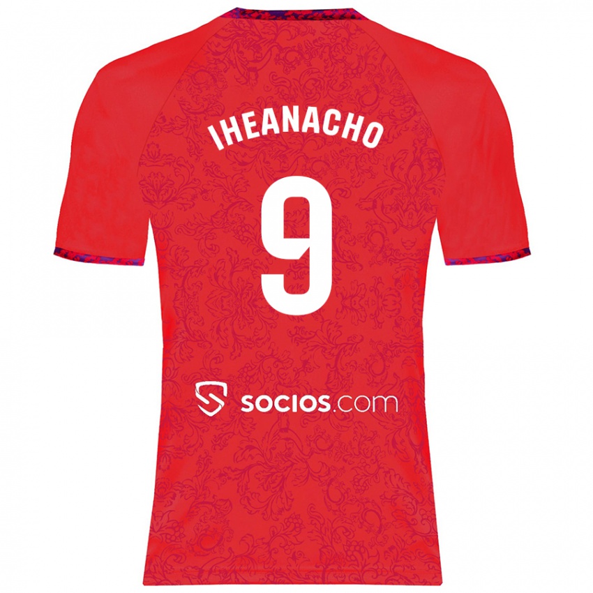 Børn Kelechi Iheanacho #9 Rød Udebane Spillertrøjer 2024/25 Trøje T-Shirt