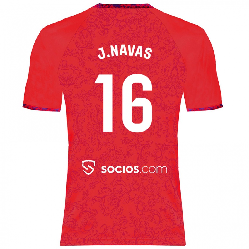 Børn Jesús Navas #16 Rød Udebane Spillertrøjer 2024/25 Trøje T-Shirt