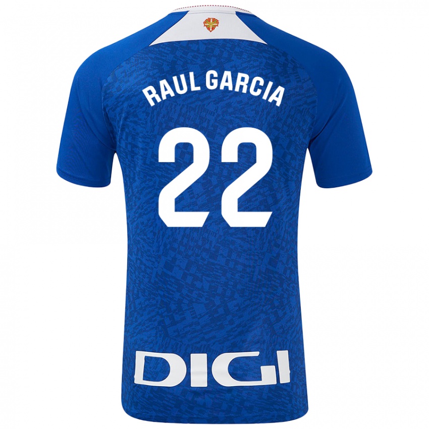 Børn Raúl García #22 Kongeblå Udebane Spillertrøjer 2024/25 Trøje T-Shirt